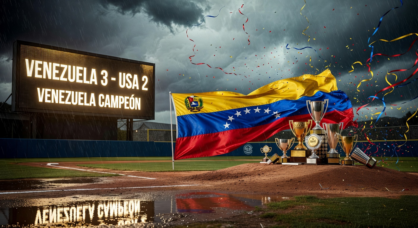 Venezuela wins first World Baseball Classic title, defeating U.S. 3-2 on Suárez RBI double