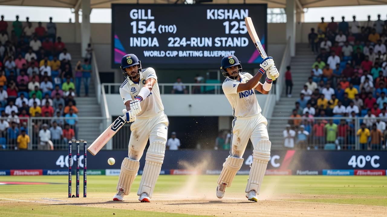 Gill and Kishan's 224-Run Stand Gives India a World Cup Batting Blueprint