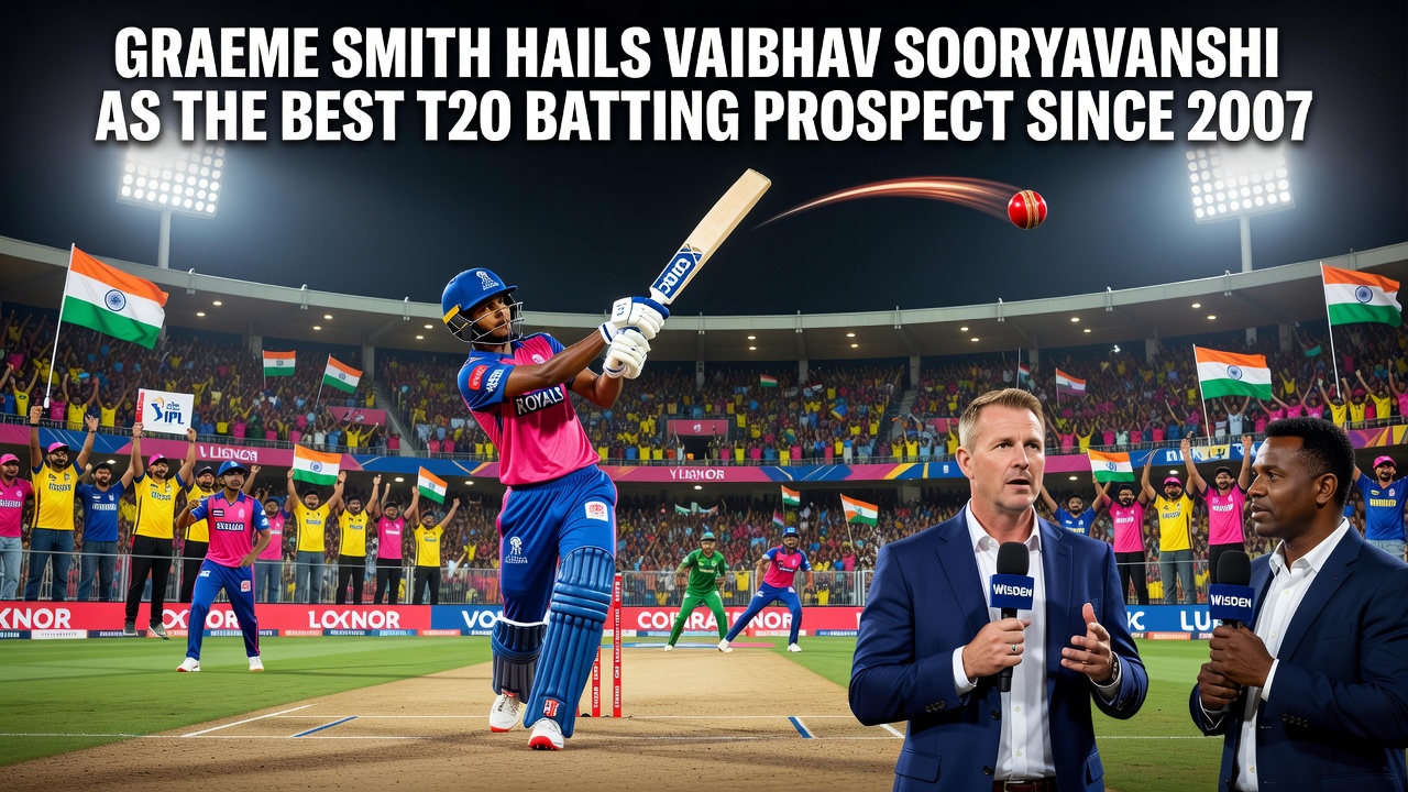 Graeme Smith Hails Vaibhav Sooryavanshi as the Best T20 Batting Prospect Since 2007