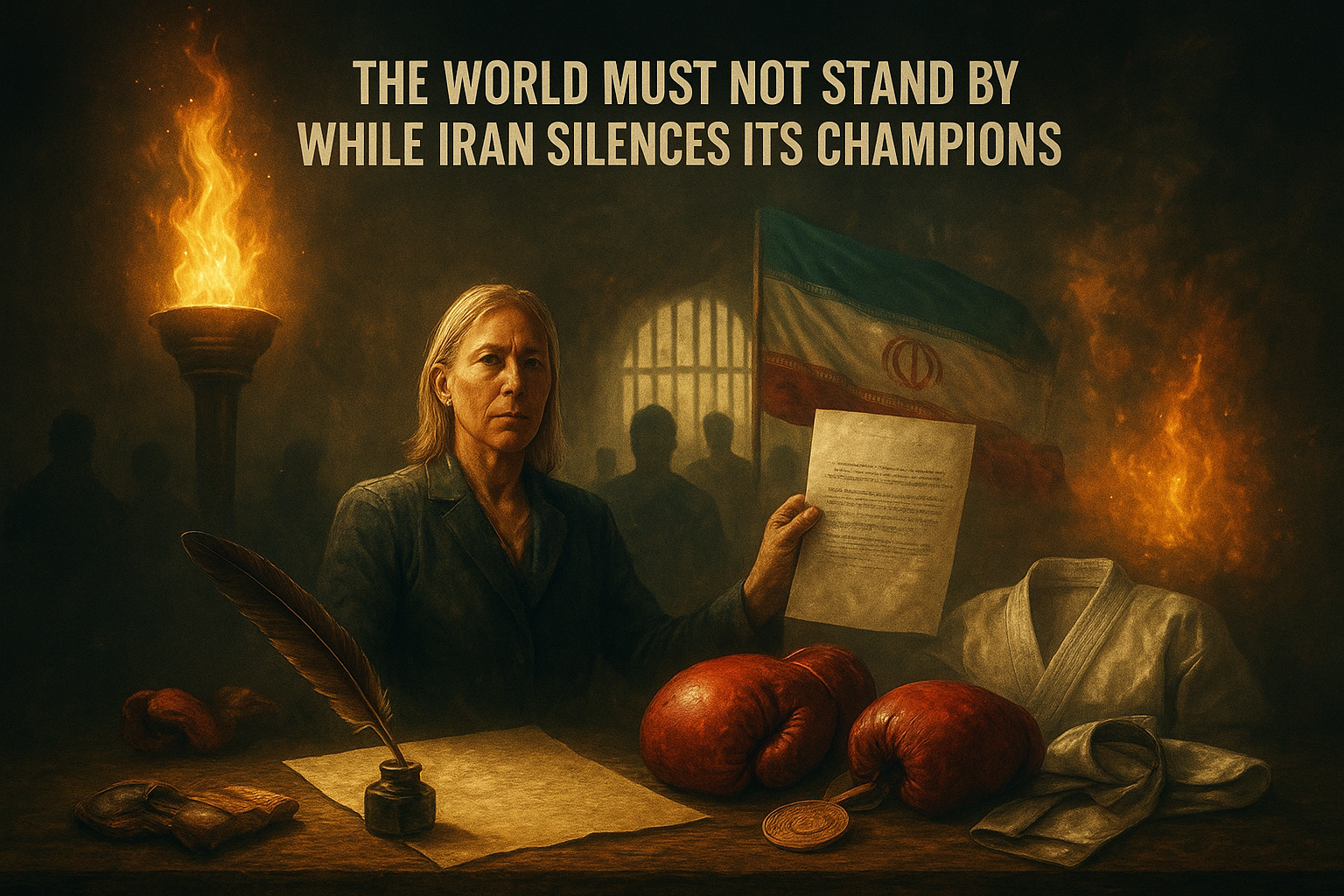 Navratilova, Olympic Champions Demand Iran Halt Execution of Boxer on Death Row