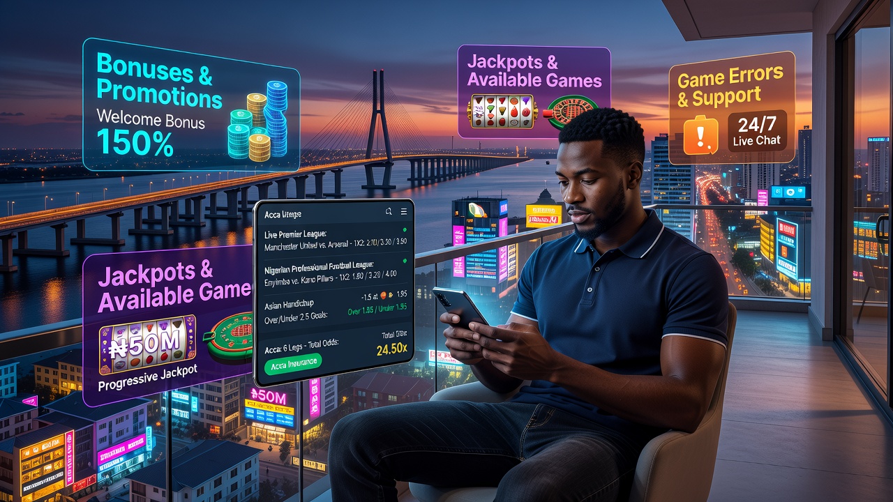 A Complete Guide to Online Betting and Casino Leisure in Nigeria: Football Markets, Odds, Acca Insurance, Game Errors, Bonuses, Jackpots, and Available Games