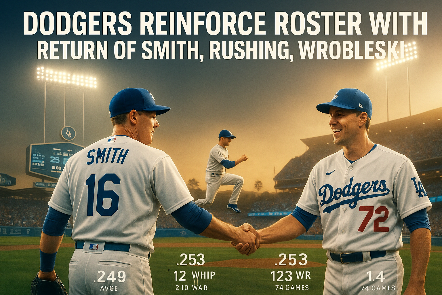 Dodgers Reinforce Roster With Return Of Smith, Rushing, Wrobleski