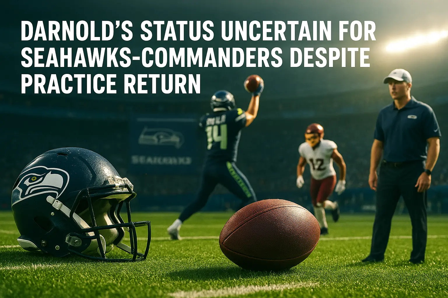 Darnold's Status Uncertain for Seahawks-Commanders Despite Practice Return